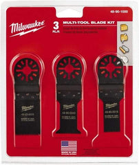 Milwaukee Tool - Rotary Multi-Material Blade - 1-1/4" Cutting Diam, Black Oxide Finish, Use with Milwaukee Multi-Tool - Americas Tooling