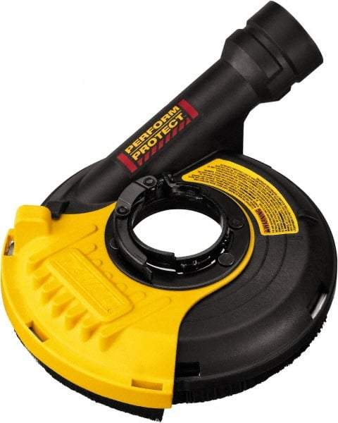 DeWALT - 5" Diam Grinder Dust Shroud - For Use with Dewalt 4 to 5" Grinders - Americas Tooling