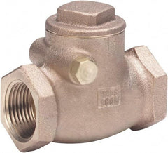 Milwaukee Valve - 1/2" Bronze Check Valve - Check Valve, Threaded (NPT), 200 WOG - Americas Tooling