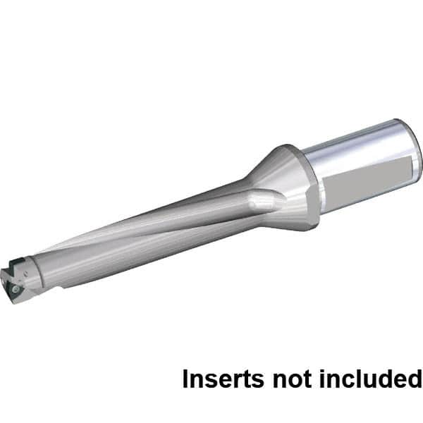 Kennametal - 10.2362" Max Drill Depth, 5xD, 2.0472" Diam, Indexable Insert Drill - 2 Inserts, 40mm Shank Diam, Whistle Notch Shank - Americas Tooling