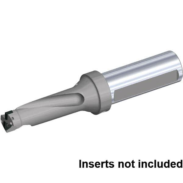 Kennametal - 1.782" Max Drill Depth, 3xD, 19/32" Diam, Indexable Insert Drill - 2 Inserts, 3/4" Shank Diam, Flange Shank - Americas Tooling