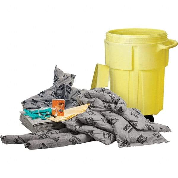 Brady SPC Sorbents - 38 Gal Capacity Universal Spill Kit - 55 Gal Polyethylene Drum - Americas Tooling