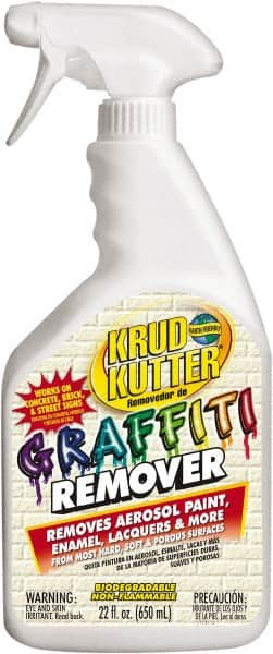 Krud Kutter - 22 oz Spray Bottle Graffiti/Vandal Mark Remover - VOC Content g/L 614, Removes Graffiti - Americas Tooling