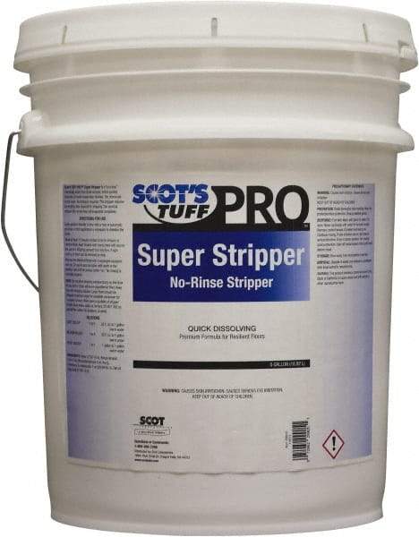 Scot's Tuff - 5 Gal Pail Stripper - Use on Vinyl, Terrazzo, Marble, Quarry Tile - Americas Tooling