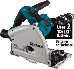 Makita - 18 Volt, 6-1/2" Blade, Cordless Circular Saw - 2,500 to 6,300 RPM, Lithium-Ion Batteries Not Included - Americas Tooling