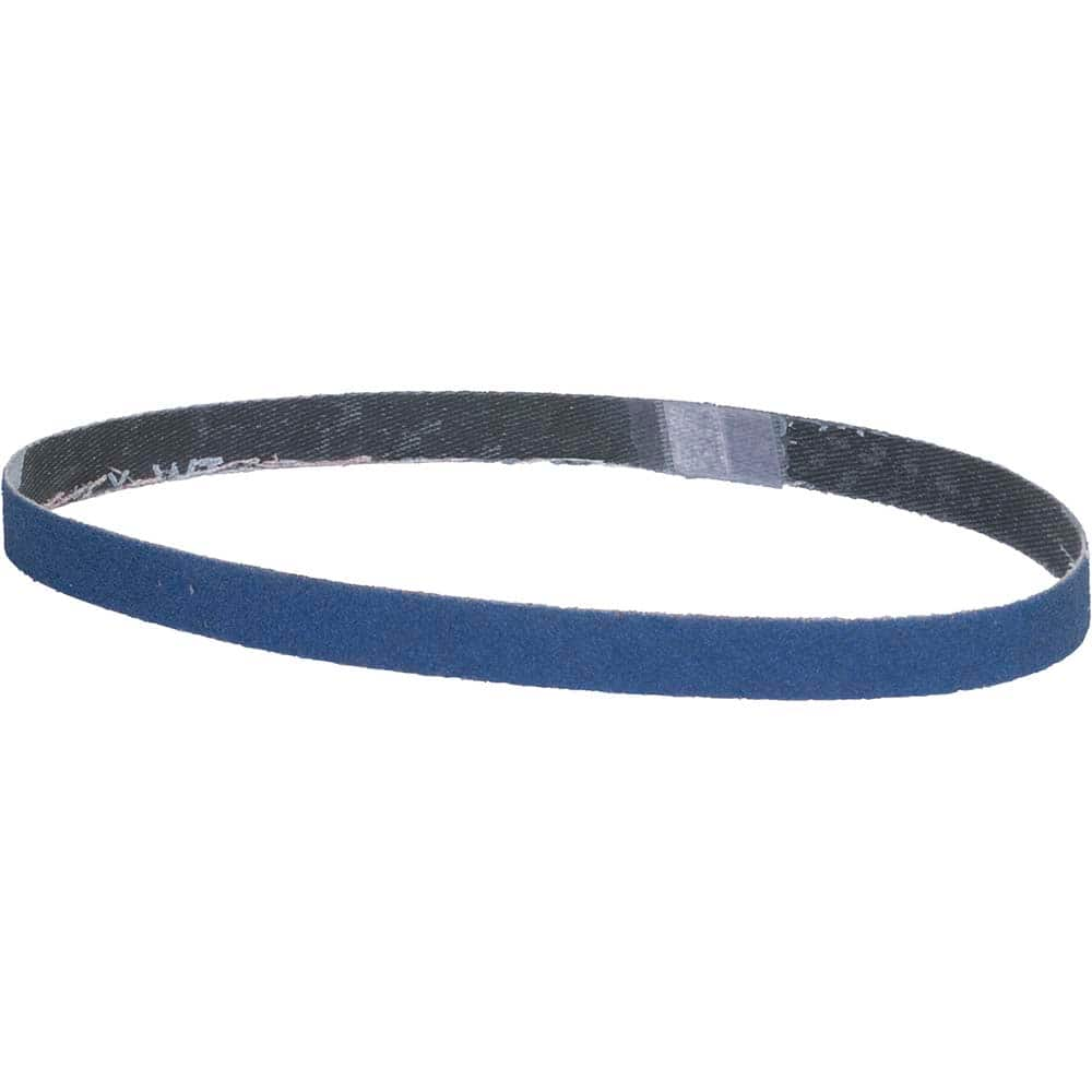 Norton - 1/2" Wide x 18" OAL, 40 Grit, Zirconia Alumina Abrasive Belt - Exact Industrial Supply