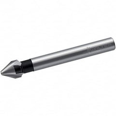 Walter-Titex - 12.5mm Head Diam, 8mm Shank Diam, 3 Flute 60° High Speed Steel Countersink - Americas Tooling