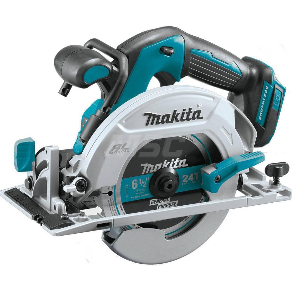 6-1/2″ 18V Cordless Circular Saw 5,000 RPM, 5/8″ Arbor, 2-1/4″ Depth at 90°, 1-5/8″ Depth at 45°, Left Blade, Lithium-Ion Battery Not Included