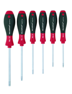 6 Piece - T8; T10; T15; T20; T25; T30 MagicSpring® - SoftFinish® Cushion Grip -  Torx Screw Holding Screwdriver Set - Americas Tooling