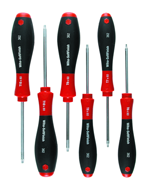 6 Piece - T6; T7; T8; T9; T10; T15 - Torx SoftFinish® Cushion Grip Screwdriver Set - Americas Tooling