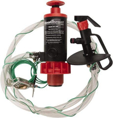 GoatThroat Pumps - 3/8" Outlet, 4 GPM, Polypropylene Hand Operated Transfer Pump - 56" OAL, For up to 55 Gal Drums, For Class I & II Flammable & Combustible Liquids - Americas Tooling