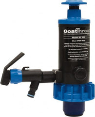 GoatThroat Pumps - 3/8" Outlet, 4 GPM, Polypropylene Hand Operated Transfer Pump - 56" OAL, For up to 55 Gal Drums, For Antifreeze & Other Lightweight Liquids - Americas Tooling