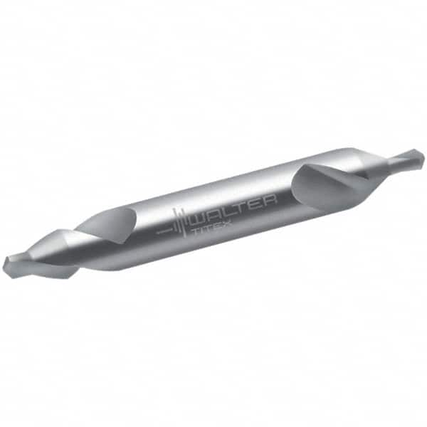 Walter-Titex - #2 Plain Cut 60° Incl Angle High Speed Steel Combo Drill & Countersink - Americas Tooling