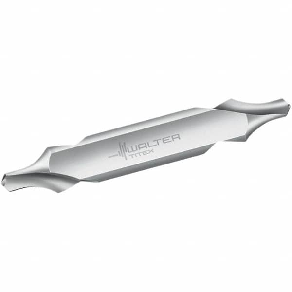 Walter-Titex - Metric Radius Cut 60° Incl Angle High Speed Steel Combo Drill & Countersink - Americas Tooling