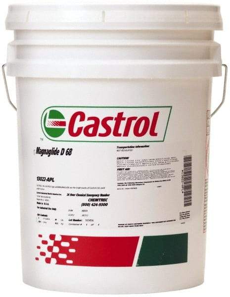 Castrol - 5 Gal Pail, Way Oil - ISO Grade 68, SAE Grade 10 - Americas Tooling