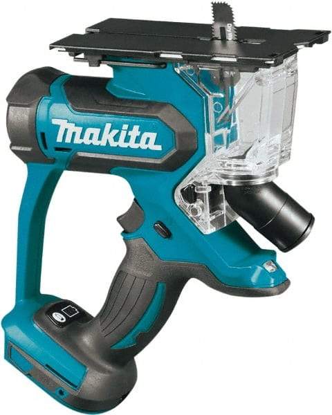 Makita - 18 Volt, 6,000 SPM, 1-3/16" Stroke Length, Lithium-Ion Cordless Jigsaw - 90° Cutting Angle, Series 18V LXT - Americas Tooling