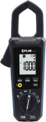 FLIR - CM74, CAT IV, Digital True RMS Auto Ranging Clamp Meter with 1.38" Clamp On Jaws - 1000 VAC/VDC, 600 AC/DC Amps, Measures Voltage, Capacitance, Current, Frequency, Resistance - Americas Tooling