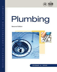 DELMAR CENGAGE Learning - Residential Construction Academy: Plumbing Publication, 2nd Edition - by Joyce, Delmar/Cengage Learning, 2011 - Americas Tooling