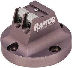 Raptor Workholding - 3/4" Jaw Width, 3" High Dovetail Vise - For Use with 4 & 5 Axis Workholding Systems - Americas Tooling