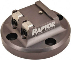 Raptor Workholding - 1-1/2" Jaw Width, 2" High Dovetail Vise - For Use with 4 & 5 Axis Workholding Systems - Americas Tooling