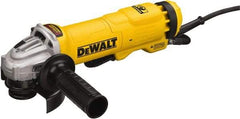 DeWALT - 4-1/2" Wheel Diam, 11,000 RPM, Corded Angle & Disc Grinder - 5/8-11 Spindle, 11 Amps - Americas Tooling