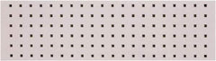 Triton - 31-1/2" Wide x 9" High Peg Board Strip - 1 Panel, Steel with Epoxy Coating, White - Americas Tooling