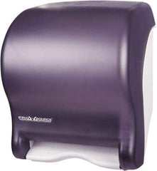 PRO-SOURCE - Hands Free, Plastic Paper Towel Roll Cabinet - 1 Roll 8", Black - Americas Tooling