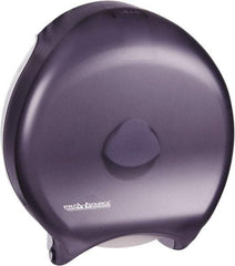 PRO-SOURCE - Jumbo Single Roll Plastic Toilet Tissue Dispenser - 16" Wide x 6-1/2" High x 13-1/2" Deep, Black - Americas Tooling