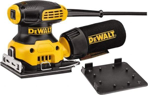 DeWALT - 14,000 OPM, Electric Orbital Sander - Square, Oscillating Sander, 2.3 Amps - Americas Tooling