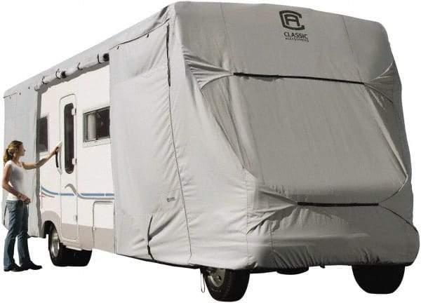 Classic Accessories - Polyester RV Protective Cover - 23 to 26' Long x 122" High, Gray - Americas Tooling