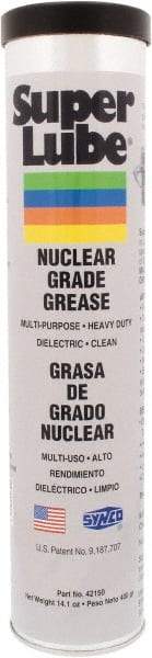 Synco Chemical - 14.1 oz Cartridge Synthetic Lubricant General Purpose Grease - Translucent White, Environmentally Friendly, 450°F Max Temp, NLGIG 2, - Americas Tooling