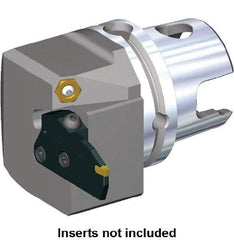 Kennametal - Beyond Evolution Blade Insert, 48mm Head Length, Modular Grooving Blade Holder Head - Left Hand Cut, System Size KM63XMZ, Through Coolant, Series Beyond Evolution - Americas Tooling