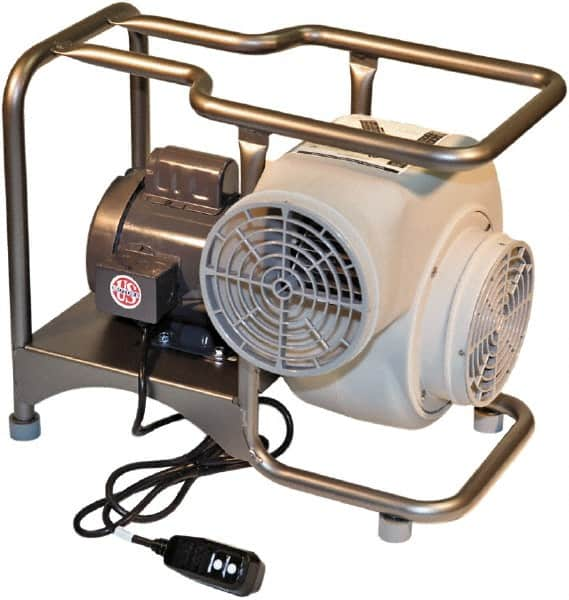 AIR Systems - 8" Inlet, Electric AC Centrifugal Blower - 0.75 hp, 1,308 CFM (Free Air), 220 Max Voltage Rating - Americas Tooling