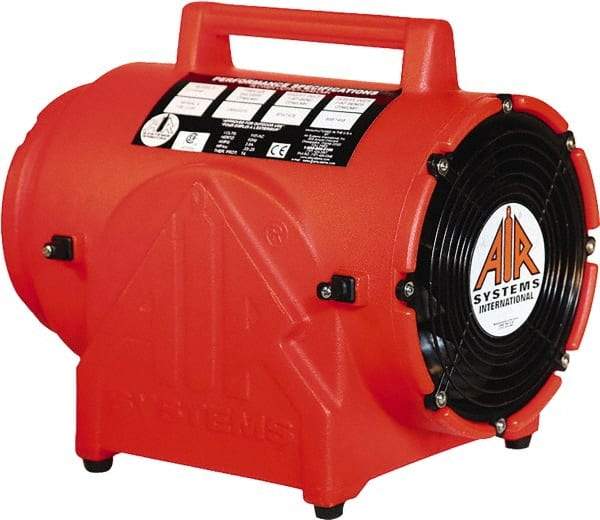 AIR Systems - 8" Inlet, Electric AC Contractor Grade Axial Fan - 0.33 hp, 826 CFM (Free Air), 220 Max Voltage Rating - Americas Tooling