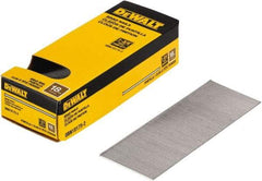 DeWALT - 18 Gauge 1-3/4" Long Brad Nails for Power Nailers - Steel, Bright Finish, Smooth Shank, Straight Stick Collation, Brad Head, Chisel Point - Americas Tooling