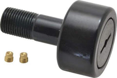 Accurate Bushing - 1-5/8" Roller Diam x 7/8" Width, 5/8" Stud Diam x 1-1/2" Length, Stud Cam Follower - Steel, 3/4" Thread Length, 5/8-18 Thread, 2-3/8" OAL, 5,560 Lb Dynamic Cap, 5,730 Lb Static Cap - Americas Tooling