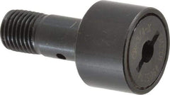 Accurate Bushing - 3/4" Roller Diam x 1/2" Width, 3/8" Stud Diam x 7/8" Length, Stud Cam Follower - Steel, 3/8" Thread Length, 3/8-24 Thread, 1-3/8" OAL, 2,140 Lb Dynamic Cap, 2,260 Lb Static Cap - Americas Tooling