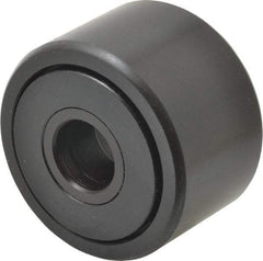 Accurate Bushing - 5/8" Bore, 2" Roller Diam x 1-1/4" Roller Width, Steel Yoke Cam Follower - 10,370 Lb Dynamic Load Capacity, 1-5/16" Overall Width - Americas Tooling