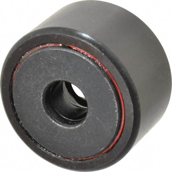 Accurate Bushing - 1/2" Bore, 1-3/4" Roller Diam x 1" Roller Width, Steel Yoke Cam Follower - 7,870 Lb Dynamic Load Capacity, 1-1/16" Overall Width - Americas Tooling