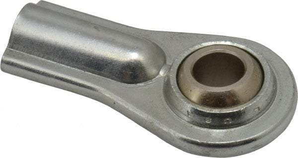 Alinabal - 3/8" ID, Female Spherical Rod End - 3/8-24 LH, Carbon Steel with Steel Raceway - Americas Tooling