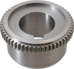 Lovejoy - 1-7/8" Inside x 4-3/4" Outside Diam, Rigid Coupling Hub - 1/2" Keyway Width x 1/4" Keyway Depth - Americas Tooling