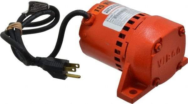 Vibco - 1 Phase, 0.5 Amp, 115 Volt, 5" Long, Electric Vibrators - 0 to 20 Lbs. Force, 45 Decibels - Americas Tooling