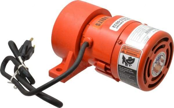 Vibco - 1 Phase, 1.7 Amp, 115 Volt, 7-1/2" Long, Electric Vibrators - 0 to 80 Lbs. Force, 50 Decibels - Americas Tooling