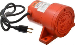 Vibco - 1 Phase, 1.7 Amp, 115 Volt, 5-3/8" Long, Electric Vibrators - 0 to 80 Lbs. Force, 50 Decibels - Americas Tooling