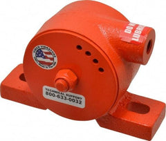 Vibco - ,500 Lb. Force, 10-1/2 Cubic Feet per Minute, 7,200 RPM, 70 Decibel, Pneumatic Vibrator - 5-3/8" Long x 1-1/2" Wide x 3-1/2" High, 1/4 Port Inlet - Americas Tooling