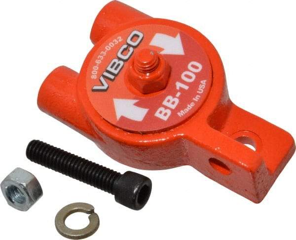 Vibco - 55 Lb. Force, 6 Cubic Feet per Minute, 24,000 RPM, 75 Decibel, Pneumatic Vibrator - 3-1/4" Long x 1-9/16" Wide x 1-7/8" High, 1/8 Port Inlet, 1/8 Port Outlet - Americas Tooling