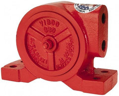 Vibco - 600 Lb. Force, 20 Cubic Feet per Minute, 6,500 RPM, 78 Decibel, Pneumatic Vibrator - 6-5/8" Long x 2-1/8" Wide x 4-7/8" High, 3/8 Port Inlet, 3/8 Port Outlet - Americas Tooling