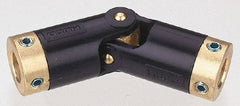 Value Collection - 3/8" Inside x 0.69" Outside Diam, Plastic Universal Joints with Brass Insert - 2.66" Long - Americas Tooling