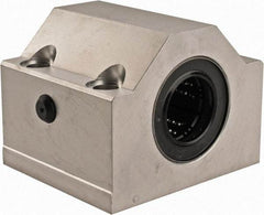 Thomson Industries - 25mm Inside Diam, 6,700 Lbs. Dynamic Capacity, Closed Single Pillow Block Linear Bearing - 60mm Overall Height x 78mm Overall Width, 40mm Btw Mount Hole Centers - Americas Tooling