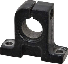 Thomson Industries - 16mm Diam, Malleable Iron Alloy Shaft Support - Plain Shafting - Americas Tooling